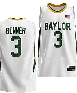 Dale Bonner Jersey #3 Baylor Bears College Basketball Home White