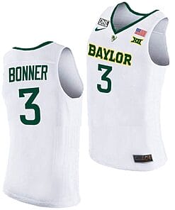 Dale Bonner Jersey #3 Baylor Bears College Basketball White