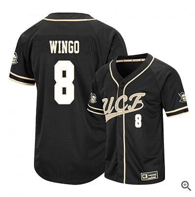 Dalton Wingo Jersey #8 UCF Knights Baseball NCAA College Black Alumni