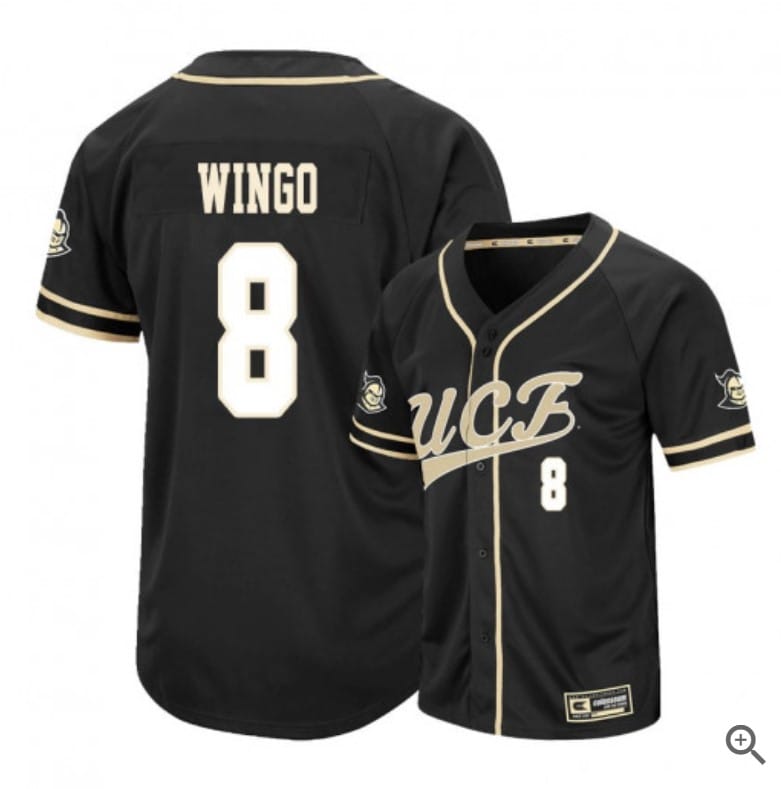 Dalton Wingo Jersey #8 UCF Knights Baseball NCAA College Black Alumni