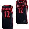 Darrion Trammell Jersey San Diego State Aztecs College Basketball Black #12