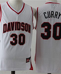 Stephen Curry Jersey #30 Davidson Wildcats NCAA Basketball White