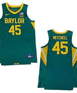Davion Mitchell Jersey Baylor Bears College Basketball Green #45