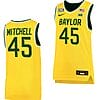 Davion Mitchell Jersey #45 Baylor Bears College Basketball Replica Gold