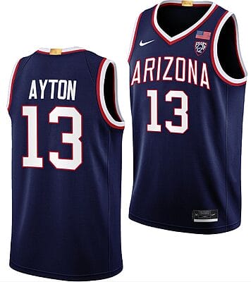 Deandre Ayton Jersey #13 Arizona Wildcats College Basketball Navy