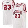 Derrian Ford Jersey #23 Arkansas Razorbacks College Basketball White 2