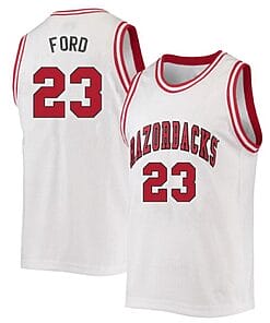 Derrian Ford Jersey #23 Arkansas Razorbacks College Basketball White 2