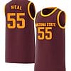 Jamiya Neal Jersey Arizona State Sun Devils College Basketball Red #55