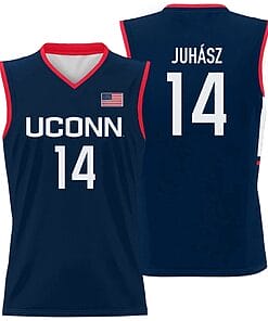 Dorka Juhasz Jersey UConn Huskies College Basketball Navy #14