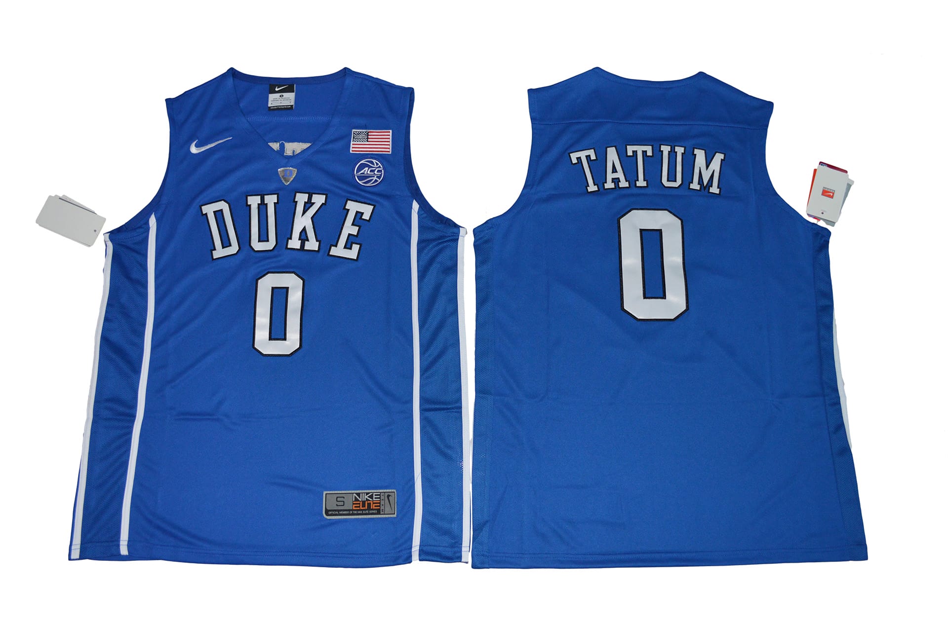 Jayson Tatum Jersey #0 Duke Blue Devils Basketball NCAA Basketball Blue