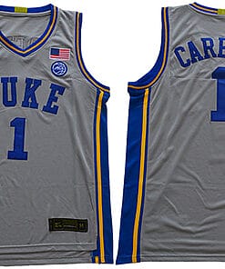 Carey Jr Jersey #1 Duke Blue Devils Basketball NCAA Basketball Grey