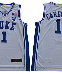 Carey Jr Jersey #1 Duke Blue Devils Basketball NCAA Basketball White