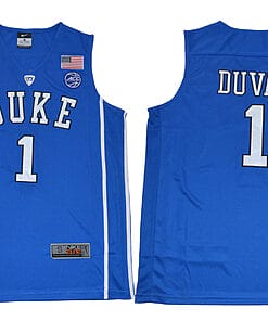 Duval Jersey #1 Duke Blue Devils Basketball NCAA Basketball Jersey Blue