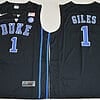 Harry Giles Jersey #1 Duke Blue Devils Basketball NCAA Basketball Jersey Black