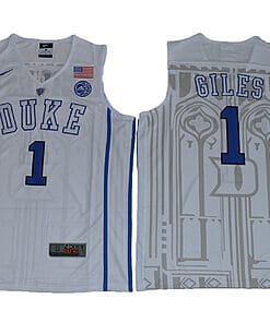 Harry Giles Jersey #1 Duke Blue Devils Basketball NCAA Basketball White