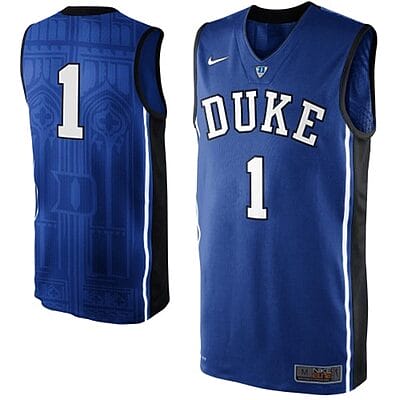Jabari Parker Jersey #1 Duke Blue Devils Basketball NCAA Basketball Jersey Blue