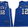 Williamson Jersey Duke Blue Devils #12 Basketball NCAA Basketball Jersey Blue