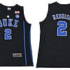 Reddish Jersey Duke Blue Devils #2 Basketball NCAA Basketball Jersey Black
