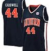 Dylan Cardwell Jersey #44 Auburn Tigers College Basketball Navy
