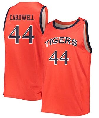 Dylan Cardwell Jersey #44 Auburn Tigers College Basketball Orange