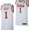 Dylan Disu Jersey Texas Longhorns College Basketball 2023 NCAA March Madness White #1