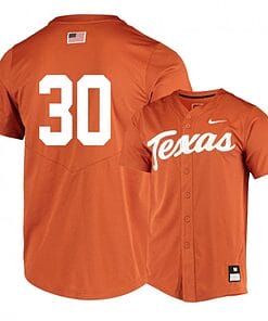 Eric Kennedy Jersey #30 Texas Longhorns Baseball NCAA College Elite Orange Alumni