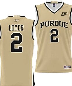 Fletcher Loyer Jersey #2 Purdue Boilermakers NIL College Basketball Lightweight Gold