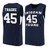 Fousseyni Traore Jersey #45 BYU Cougars College Basketball
