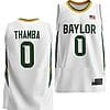 Flo Thamba Jersey #0 Baylor Bears College Basketball Home White