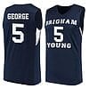 Gideon George Jersey #5 BYU Cougars College Basketball