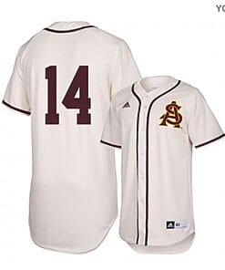 Gage Workman Jersey #14 Arizona State Sun Devils Baseball NCAA College Alumni White
