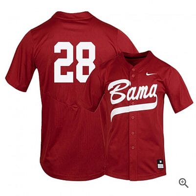 Gentry Tyler Jersey #28 Alabama Crimson Tide Baseball NCAA College Alumni Red
