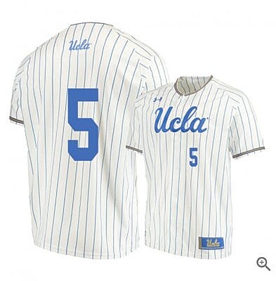 Garrett Mitchell Jersey #5 UCLA Bruins Baseball NCAA College Beige Alumni