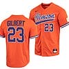 Geoffrey Gilbert Jersey #23 Clemson Tigers College Baseball Orange Full-Button