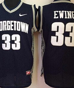 Patrick Ewing Jersey #33 Georgetown Hoyas NCAA Basketball Jersey Black