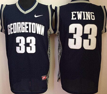 Patrick Ewing Jersey #33 Georgetown Hoyas NCAA Basketball Jersey Black