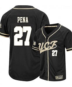 #Gephry Pena Jersey #27 UCF Knights Baseball NCAA College Black Alumni