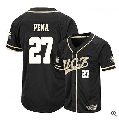 #Gephry Pena Jersey #27 UCF Knights Baseball NCAA College Black Alumni