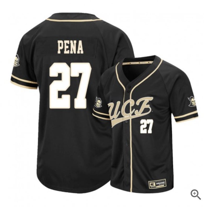 #Gephry Pena Jersey #27 UCF Knights Baseball NCAA College Black Alumni