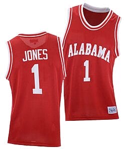 Herbert Jones Jersey Alabama Crimson Tide College Basketball Red Throwback #1
