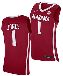 Herbert Jones Jersey Alabama Crimson Tide College Basketball Crimson #1