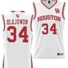 Hakeem Olajuwon Jersey #34 Houston Cougars NIL College Basketball Lightweight White
