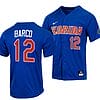Hunter Barco Jersey #12 Florida Gators Baseball NCAA College Full-Button Royal