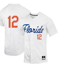 Hunter Barco Jersey #12 Florida Gators Baseball NCAA College White Alumni