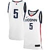 Hassan Diarra Jersey UConn Huskies College Basketball No Name White #51