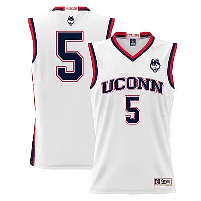 Hassan Diarra Jersey UConn Huskies College Basketball White #51