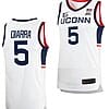 Hassan Diarra Jersey #5 UConn Huskies College Basketball White Replica