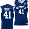 Isaac Traudt Jersey #41 Creighton Bluejays College NIL Basketball Lightweight Blue