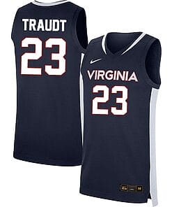 Isaac Traudt Jersey Virginia Cavaliers