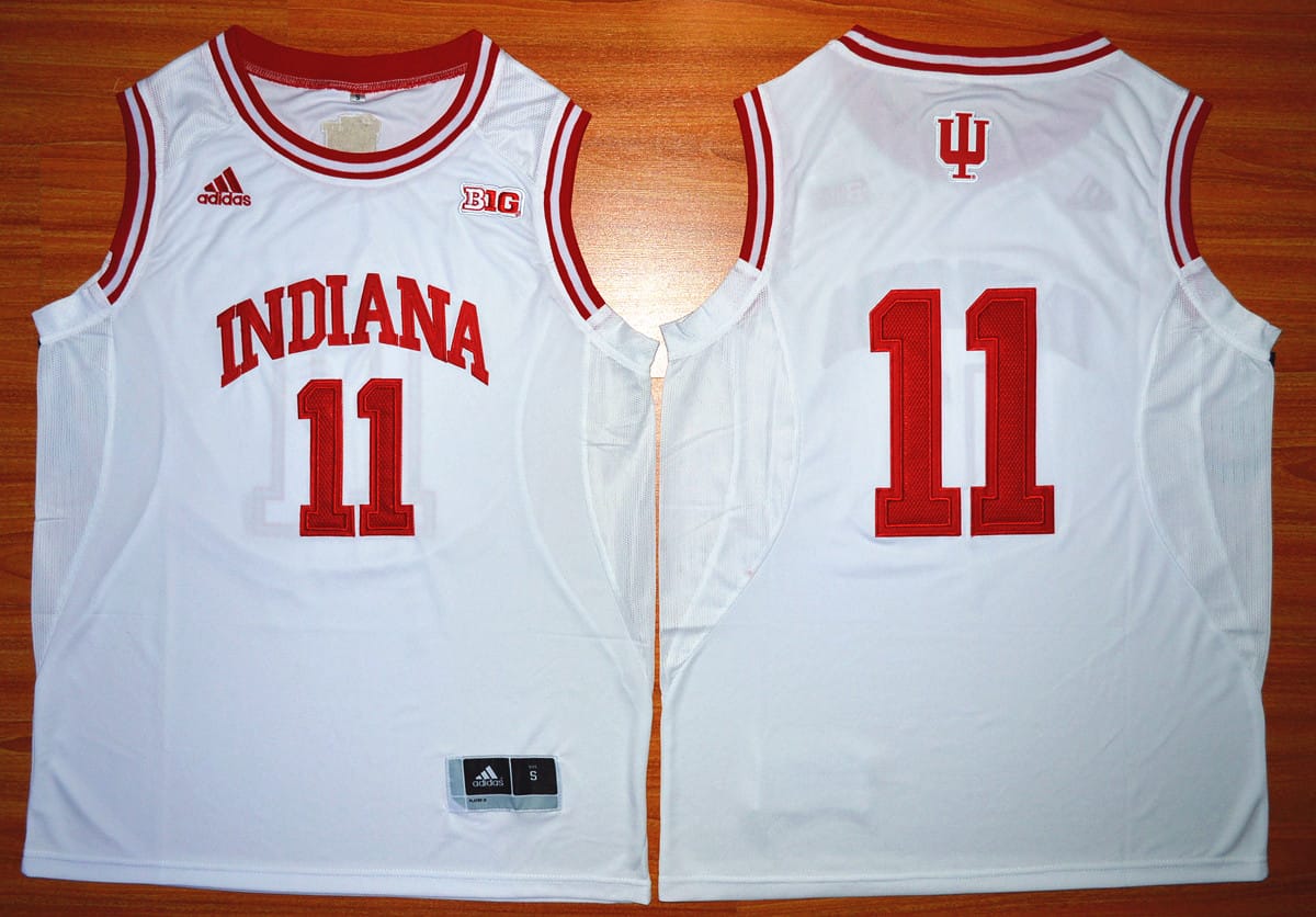 Isiah Thomas Jersey #11 Indiana Hoosiers NCAA Basketball New Red White